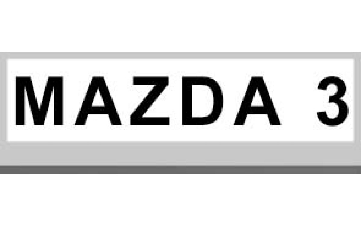 MAZDA 3 MAZDA 3