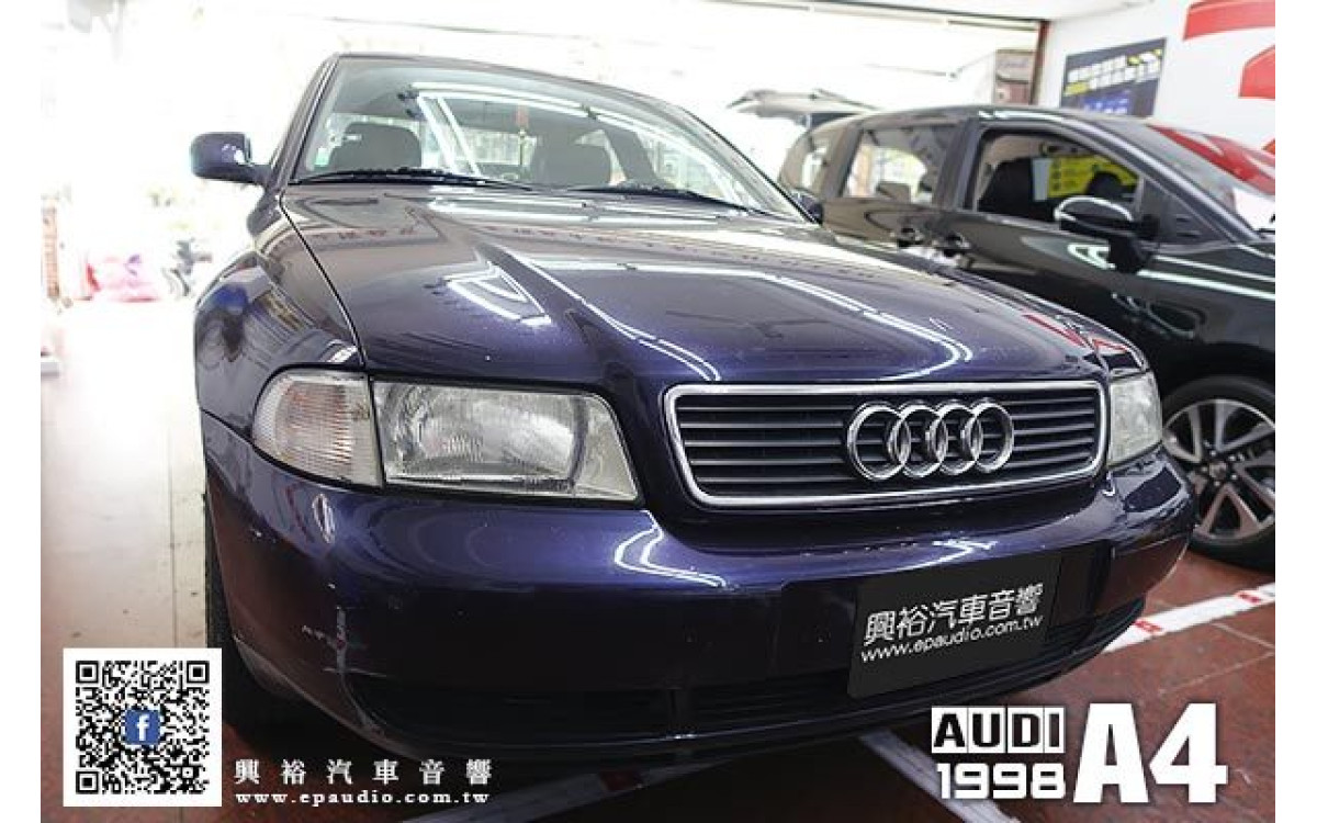【AUDI A4】1998年 奧迪A4 安裝 DynaQuest DMV-716A 螢幕主機 | 專用主機框