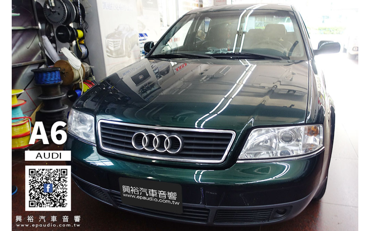 【AUDI A6】1998年A6 安裝 Pioneer 1DIN藍芽主機DEHS4250BT