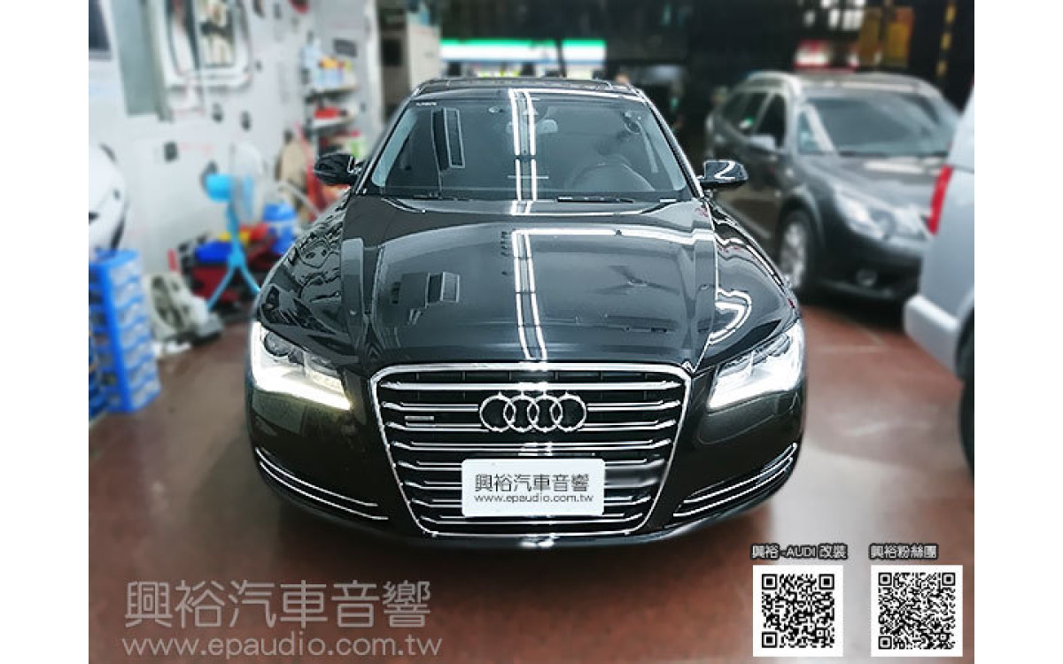 【AUDI A8】2012年 安裝 Papago S1觸控導航 | CANSONIC UltraDash 210 行車記錄器
