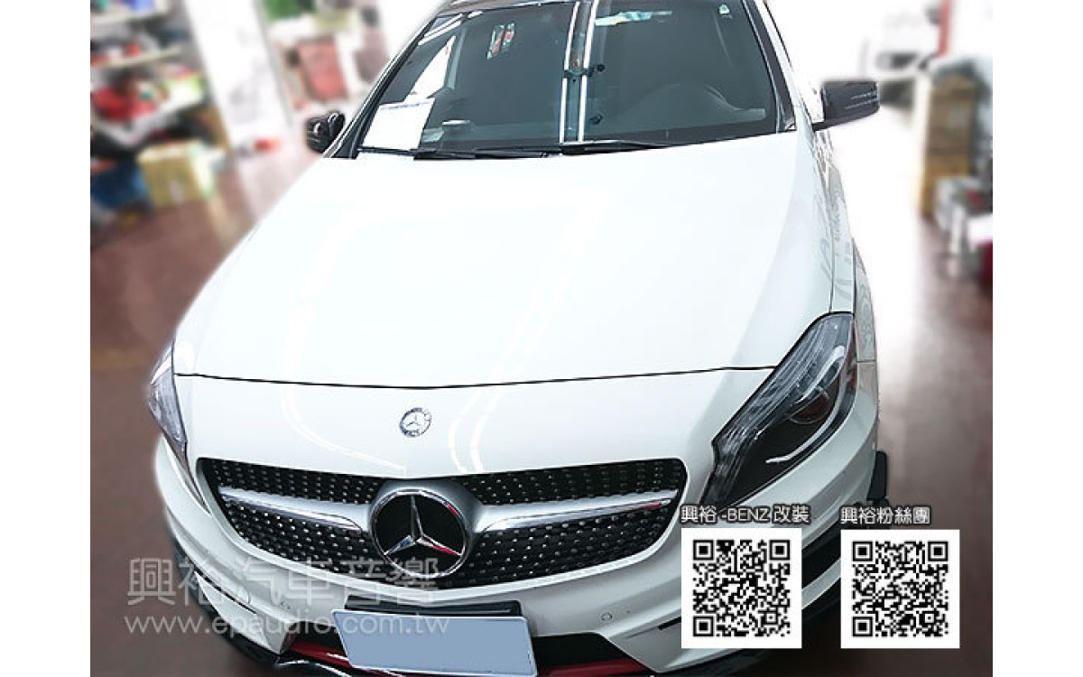 【BENZ A250】安裝 專用介面 | 導航 | 測速器 | 前鏡頭