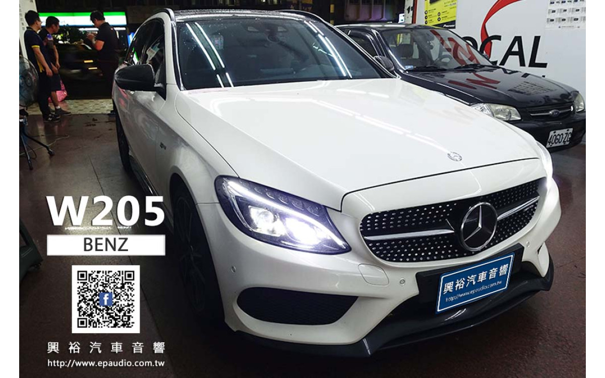 【BENZ 賓士】BENZ W205 安裝 MIVUE806D雙鏡頭行車紀錄器+CarPlay