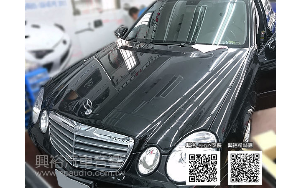 【BENZ W211】 2008年E280 安裝 專用螢幕主機 | 倒車
