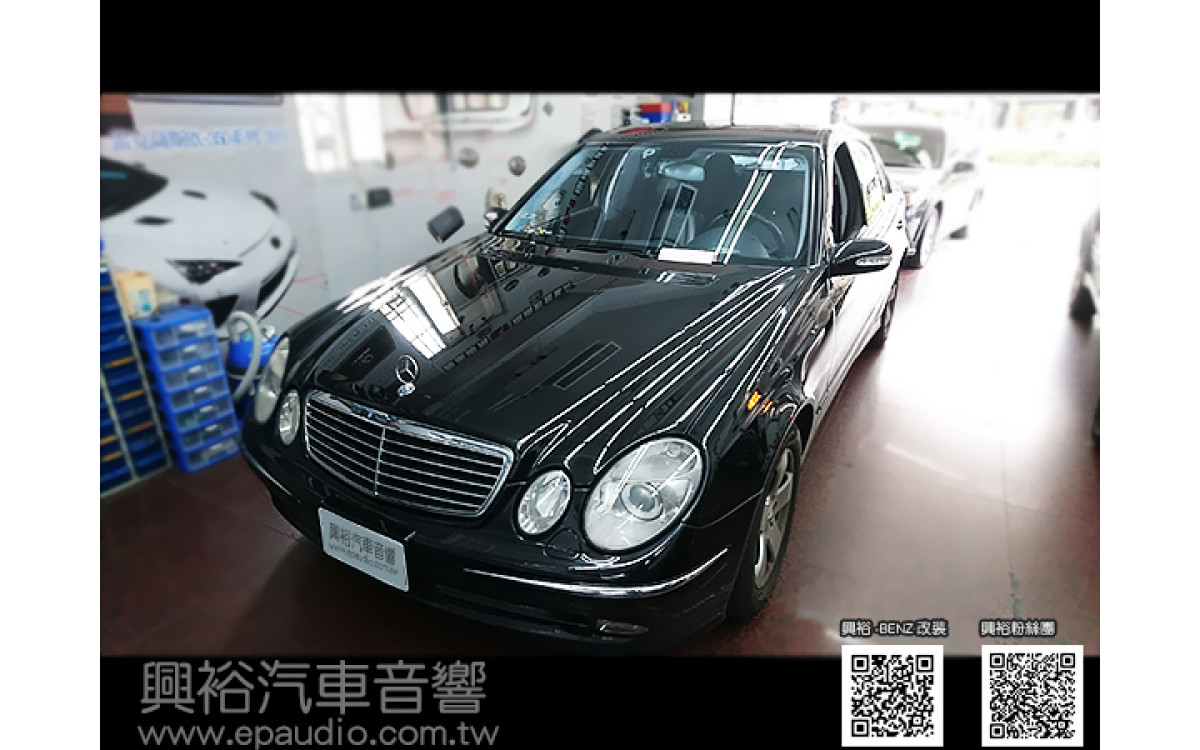 【BENZ W211】 E320 安裝 專款7吋安卓機 | 倒車