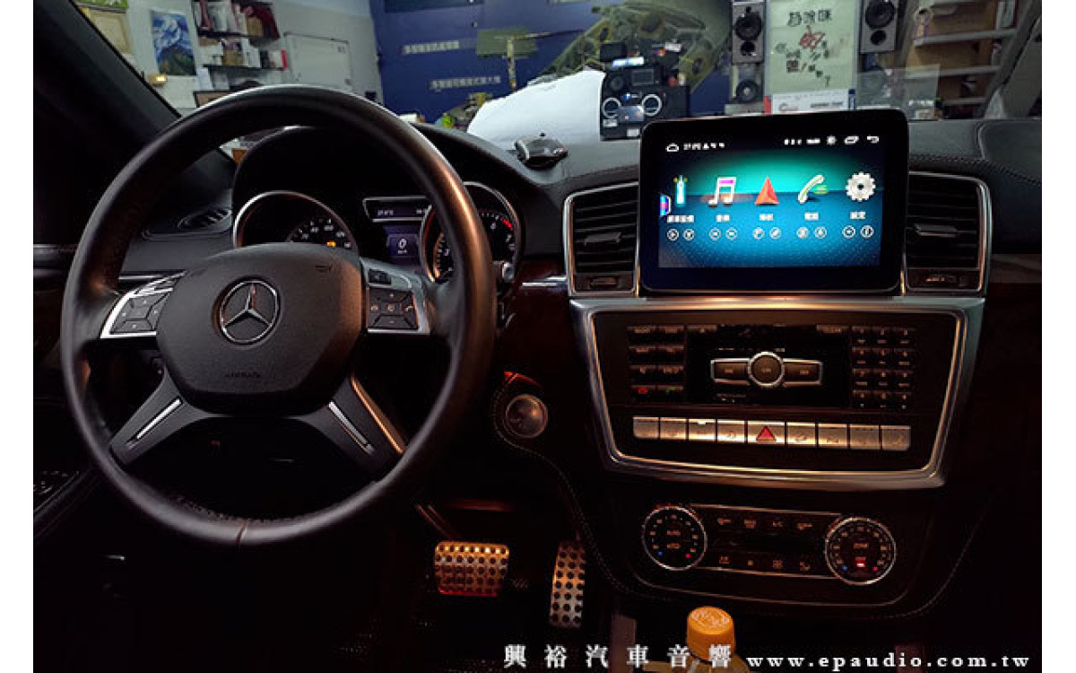 【BENZ 賓士】2015年 ML W166 安裝專用9吋安卓機 | GARMIN GDR E530 行車紀錄器