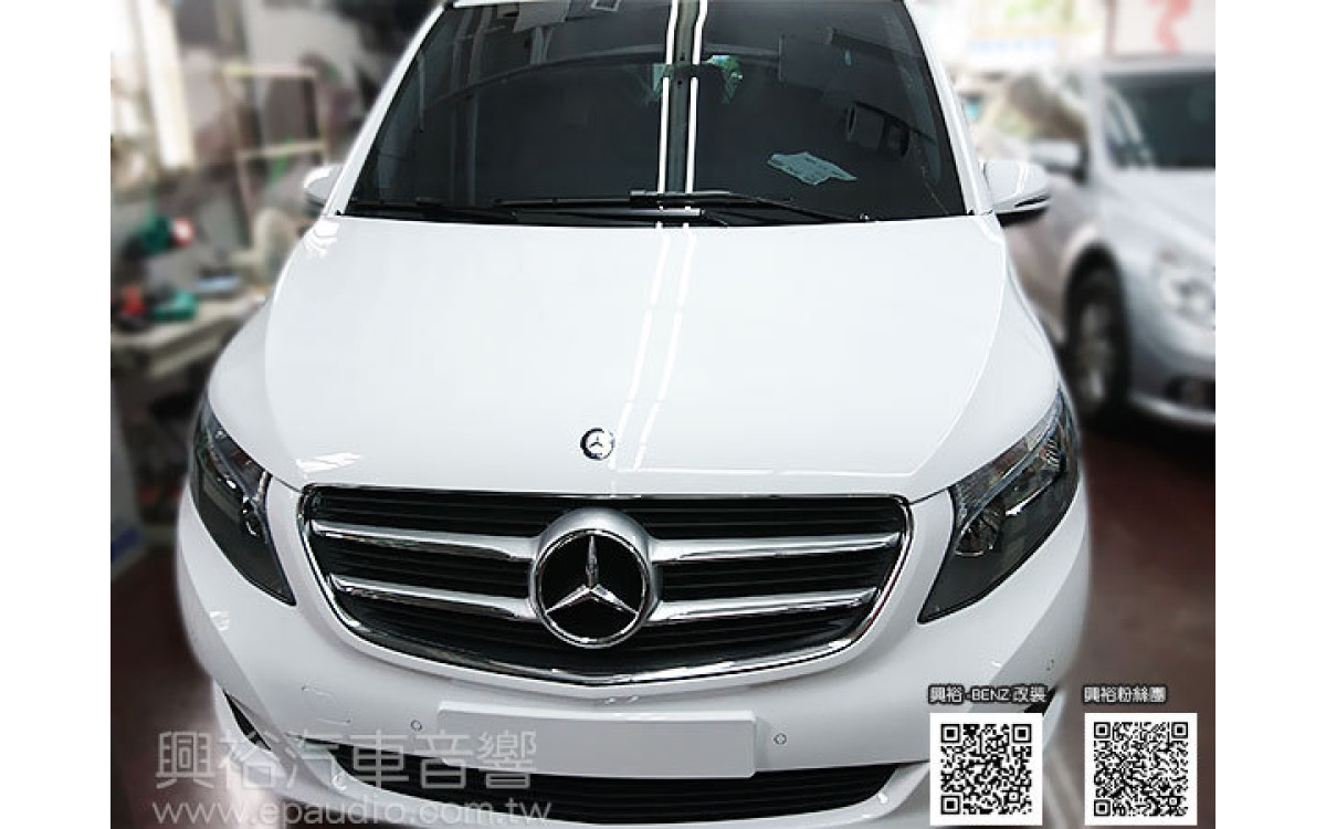【BENZ 賓士】2016年 V250d 安裝 導航機 | 吸頂螢幕 | 行車記錄器 | 倒車鏡頭