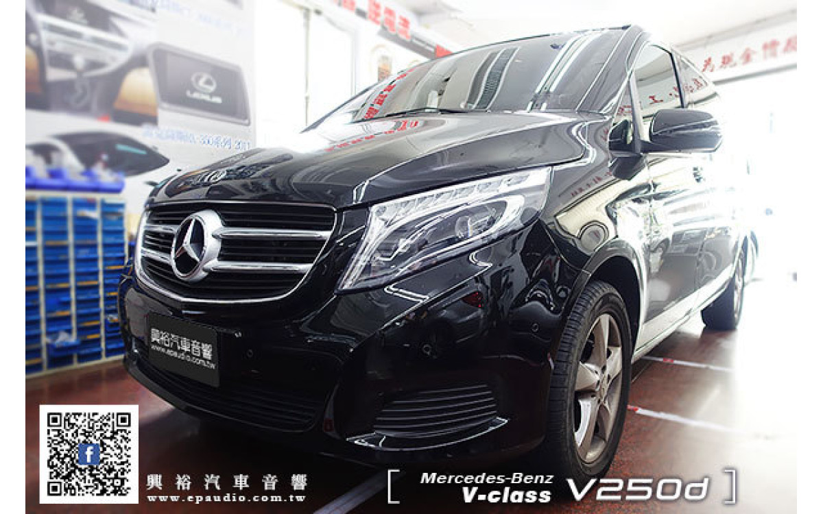 【BENZ 賓士】2018年 V250d 安裝 14吋吸頂螢幕 | DVD換片機