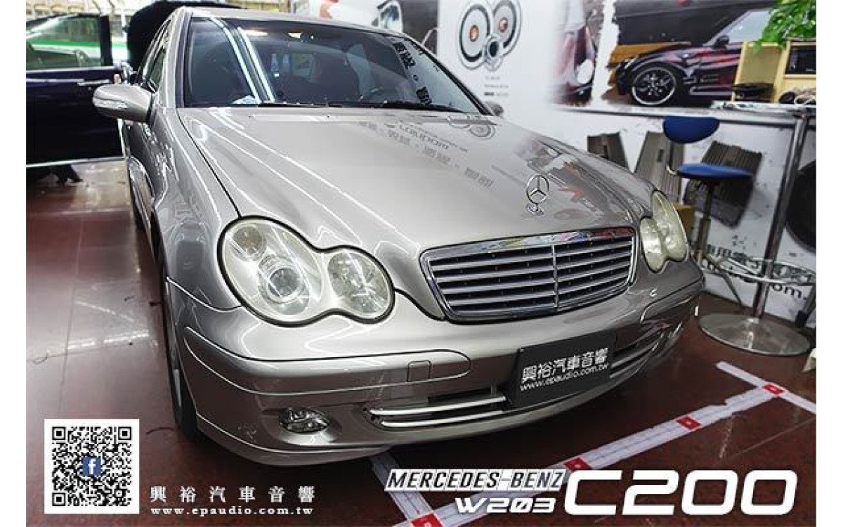【BENZ W203】2007年 賓士W203 C200 安裝專款安卓機