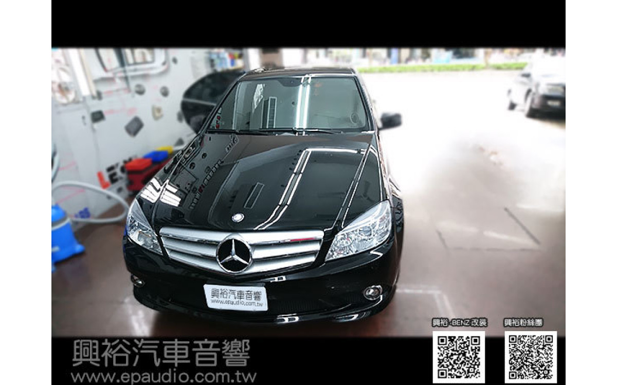 【BENZ W204】2009年C300 安裝 專款7吋安卓機 | 倒車 | 行車記錄器