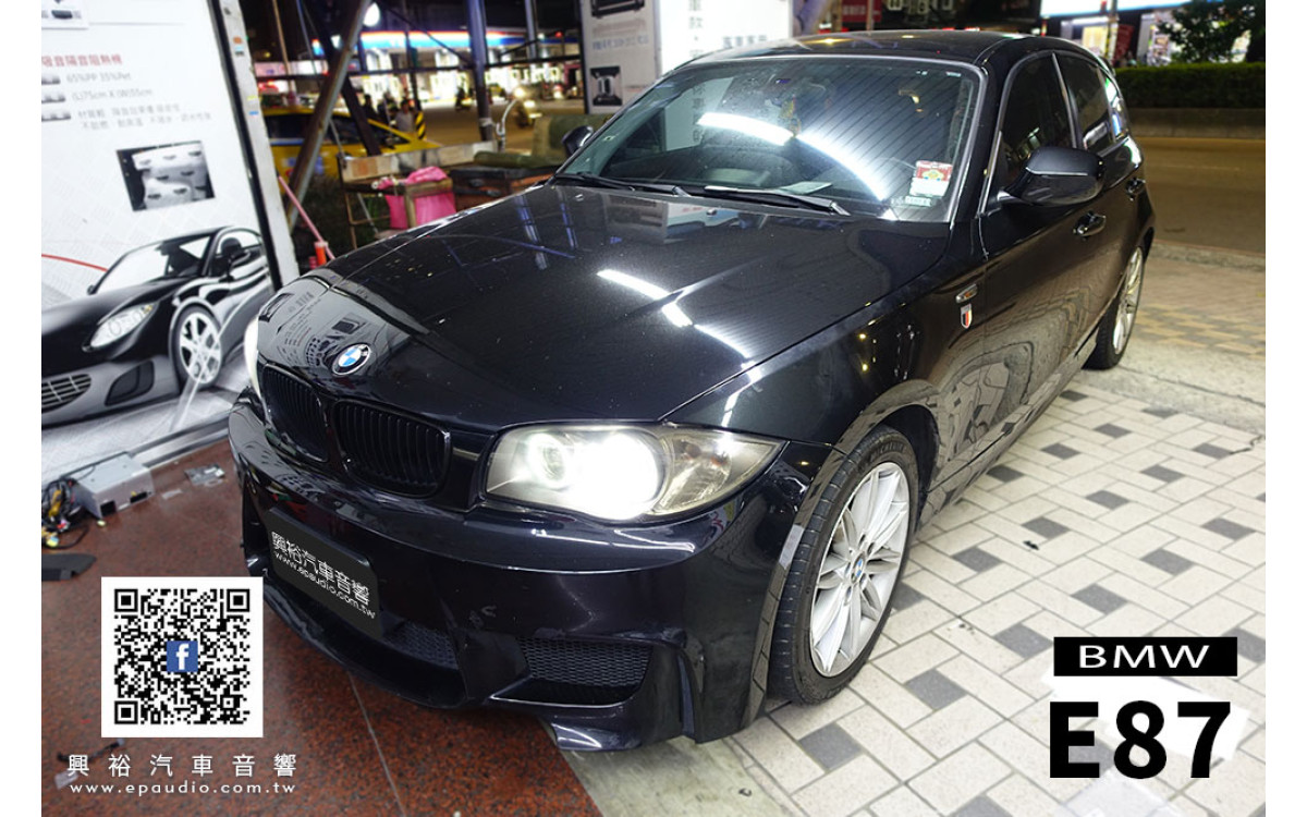 【BMW E87】安裝 E87專用10.25吋安卓機 | Mio C570D頂級夜視前後鏡頭 GPS行車記錄器  | 征服者全頻測速器