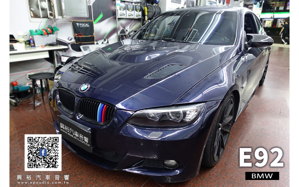 【BMW E92】安裝 E92專用10.25吋安卓機 | DynaQuest DVR-122 前後行車紀錄器電子後視鏡