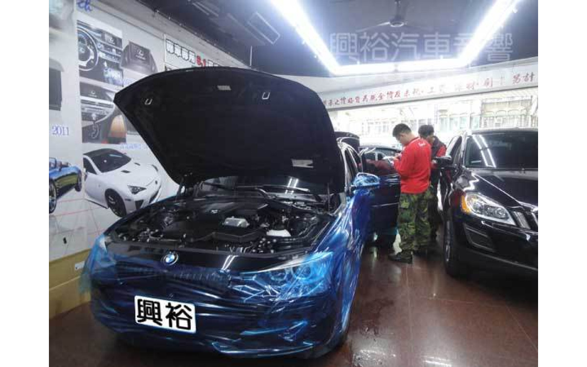【BMW F30】320i 安裝 數位電視 | 測速器 | 防護罩 | 環景系統