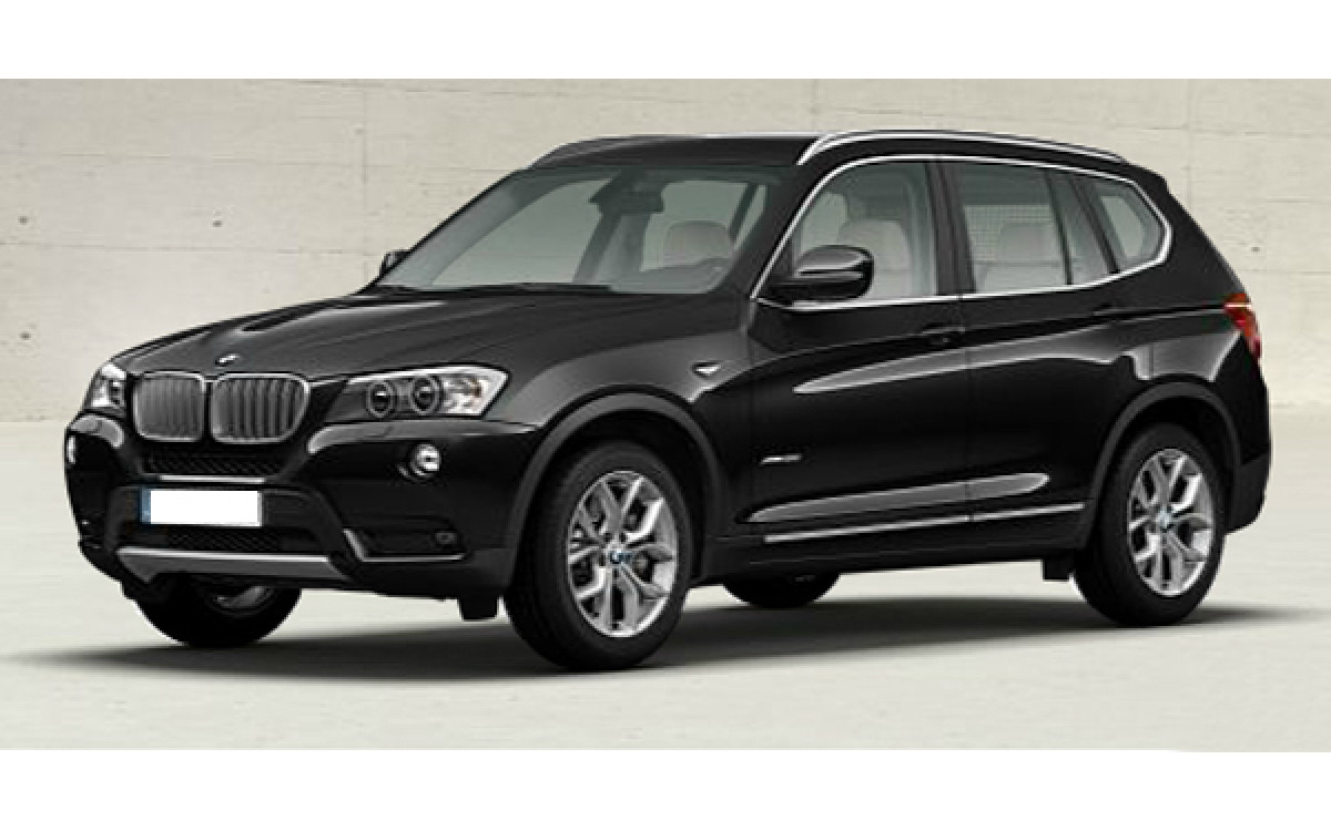 【BMW X3】 安裝 伸縮螢幕主機 | 環景 | 導航