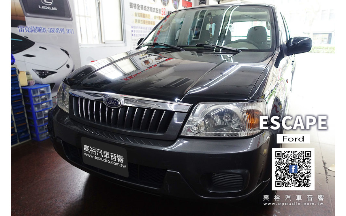 【FORD ESCAPE】 安裝 通用型9吋安卓多媒體主機T3-9 | CONVOX V12 2K高畫質電子後視鏡行車記錄器