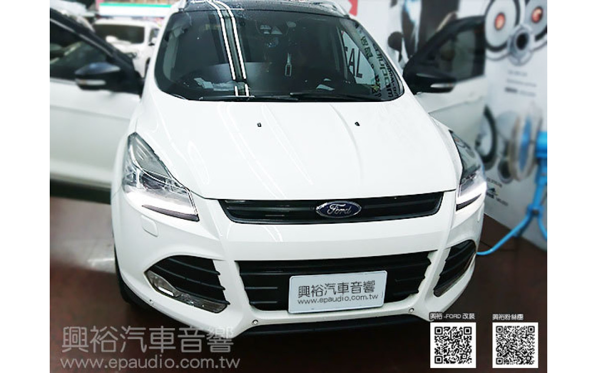 【FORD KUGA】2015年 KUGA  安裝  介面 | 數位 | 先鋒薄型重低音