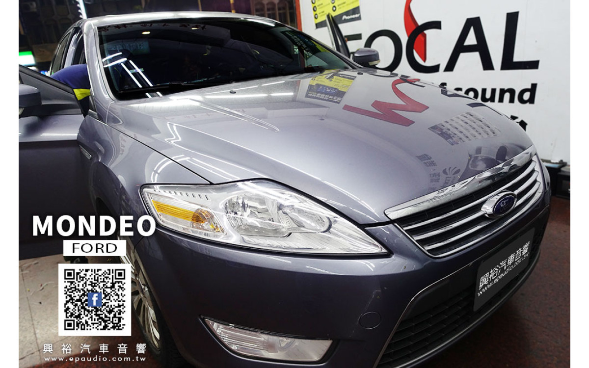 【FORD MONDEO】Pioneer 螢幕主機AVH-Z5250BT | FOCAL 分離式喇叭RSE165