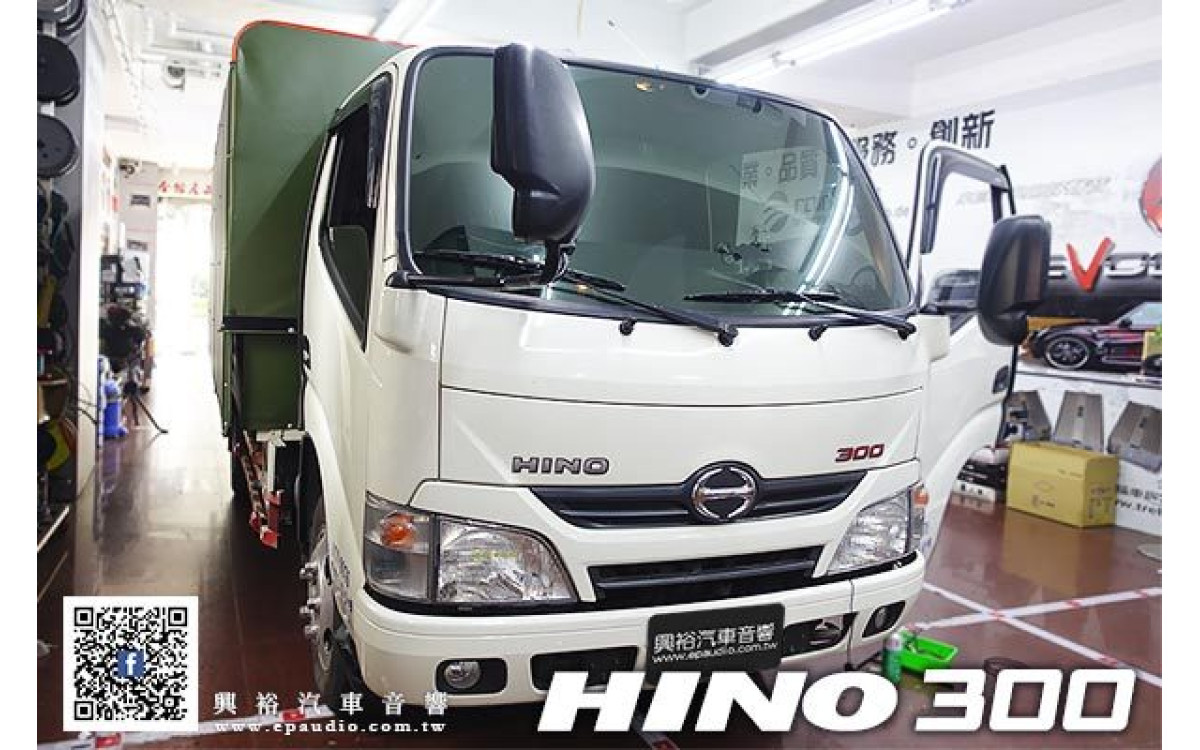 【HINO】300  安裝 10吋通用型安卓主機