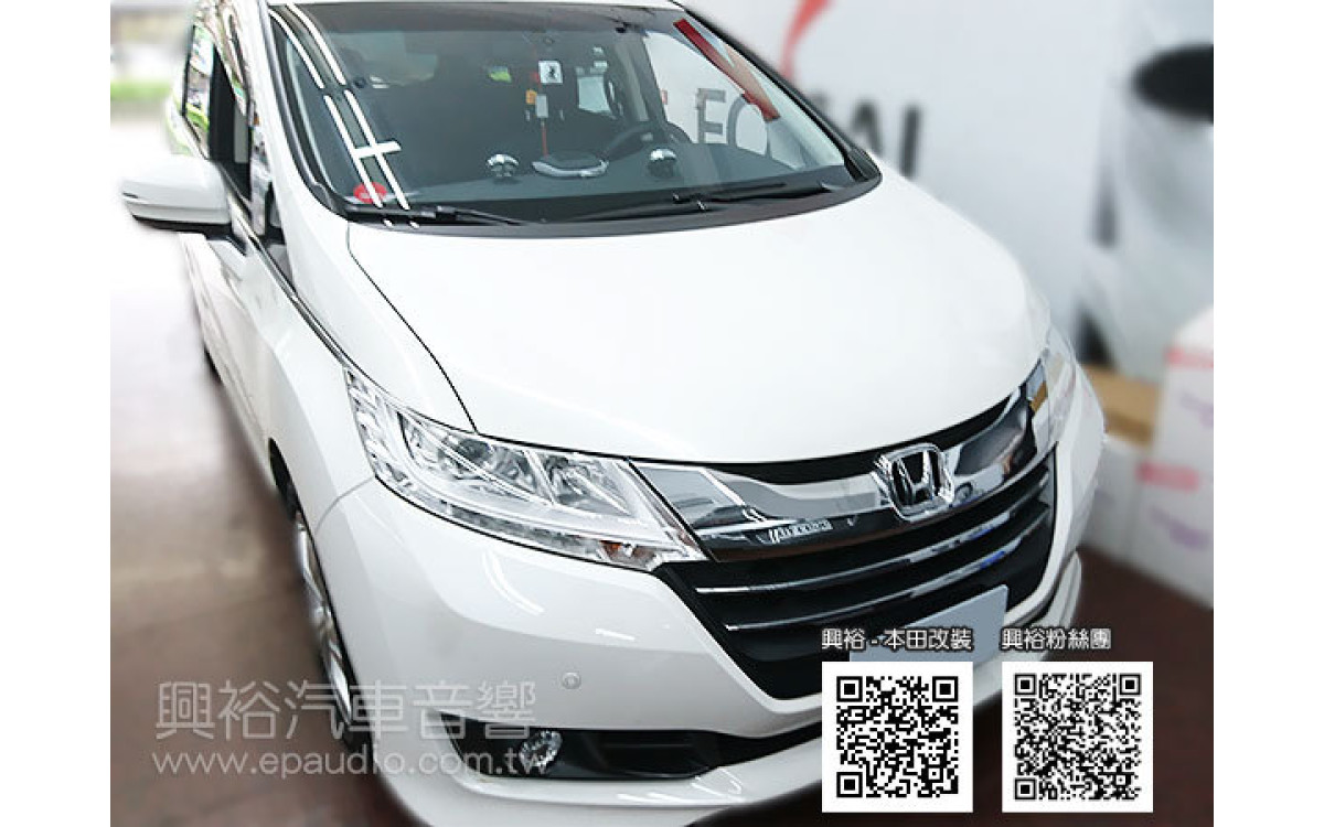 【HONDA 本田】2015年 ODYSSEY 安裝吸頂螢幕|手機WIFI|薄型重低音