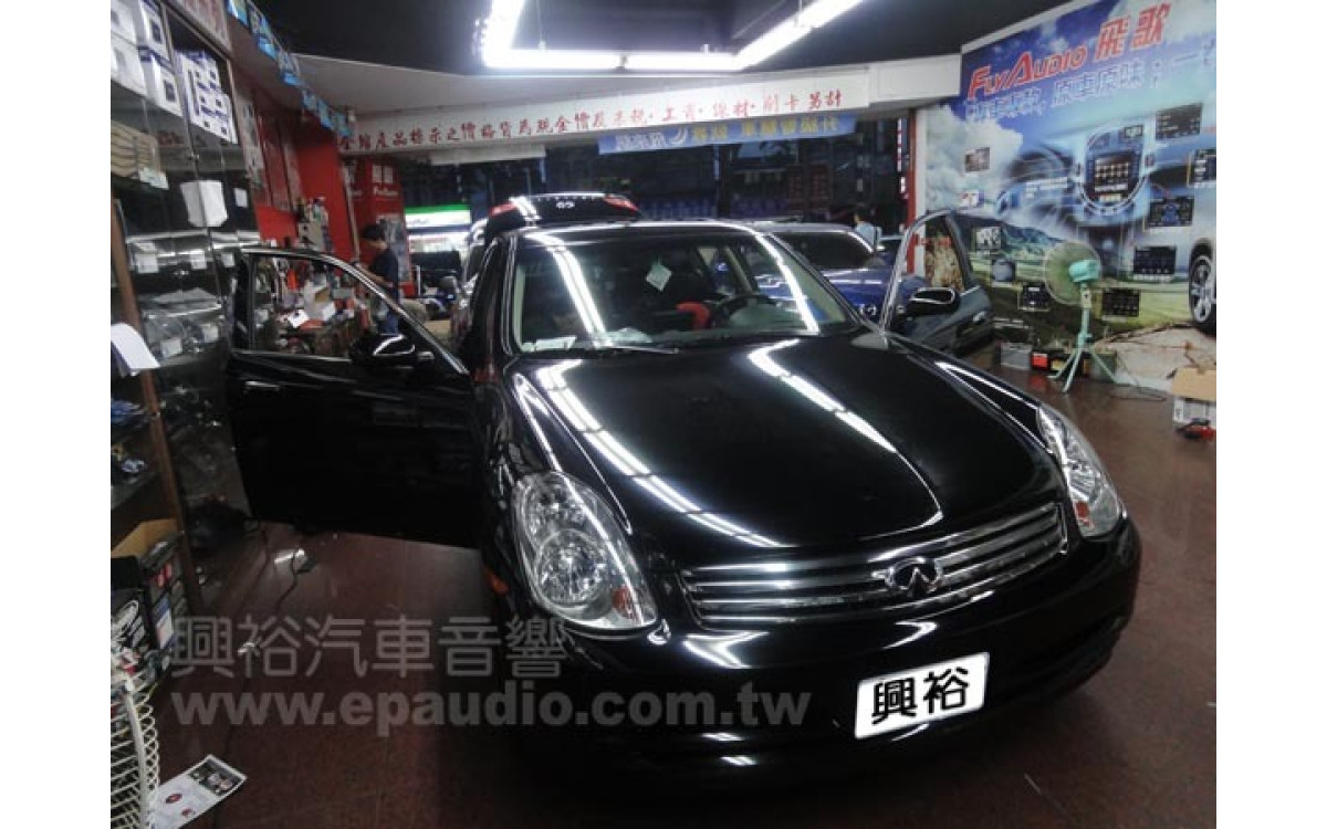 【INFINITI G35】安裝 伸縮螢幕主機