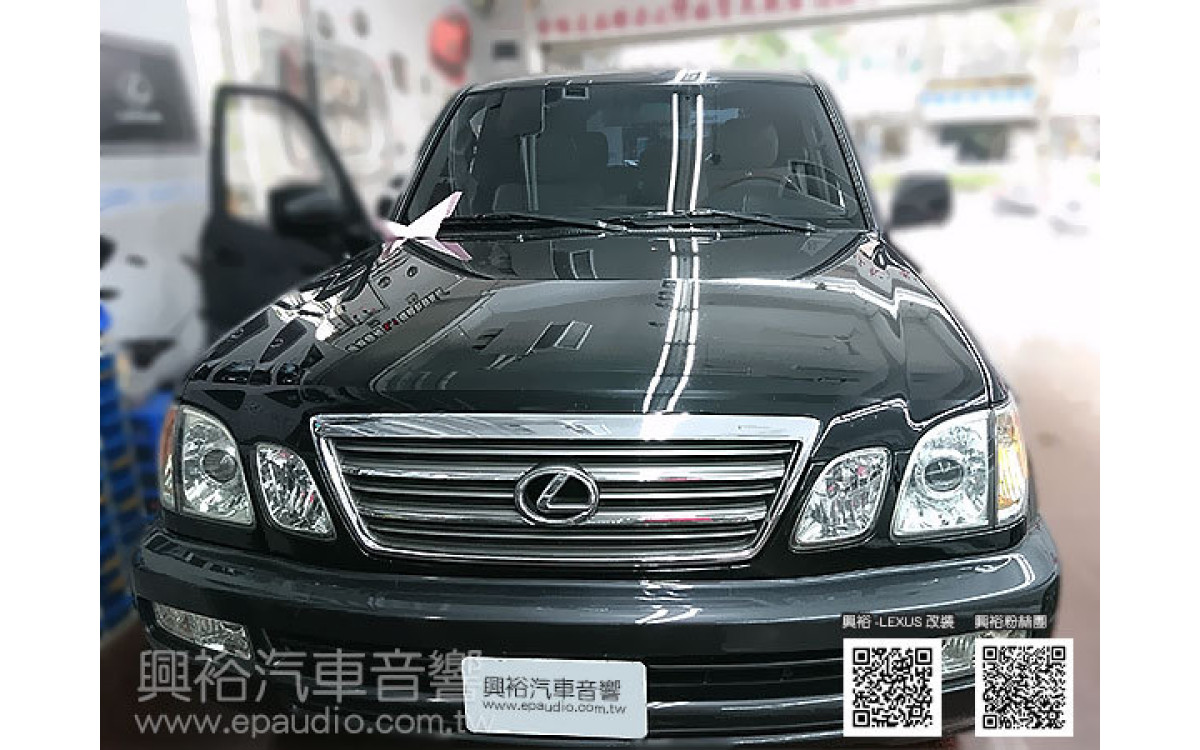 【LEXUS 淩志】LX470 安裝1DIN主機