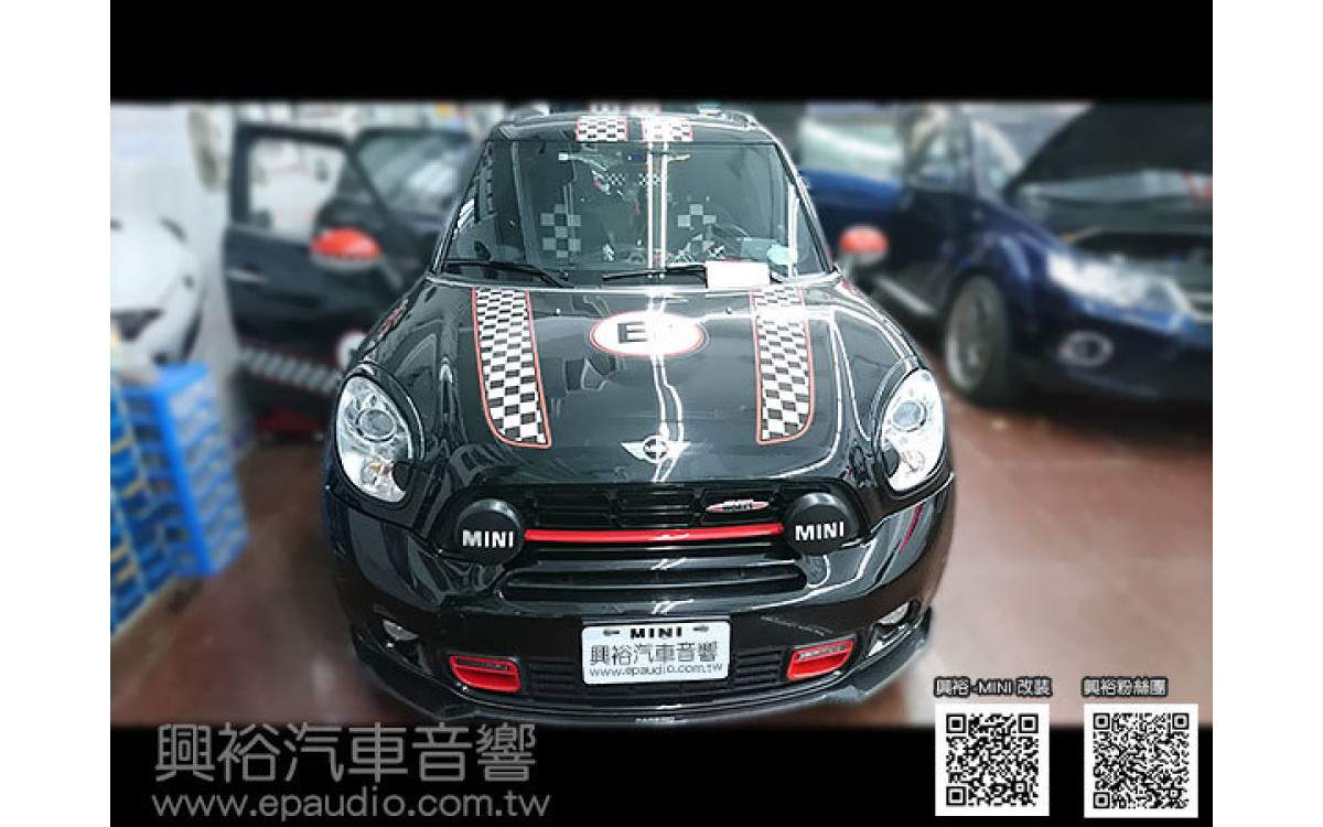 【MINI 迷你】COUNTRYMAN 四門 安裝 觸控面板 | 導航 | 行車記錄器 | 倒車 | 手機WiFi鏡像介面