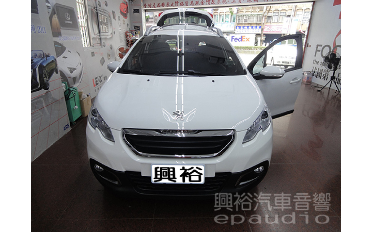 【PEUGEOT 寶獅】2008 安裝導航機|影音型胎壓|倒車鏡頭
