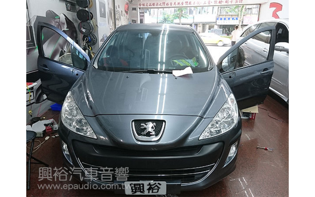 【PEUGEOT 寶獅】308 安裝螢幕主機|側面盲點鏡頭