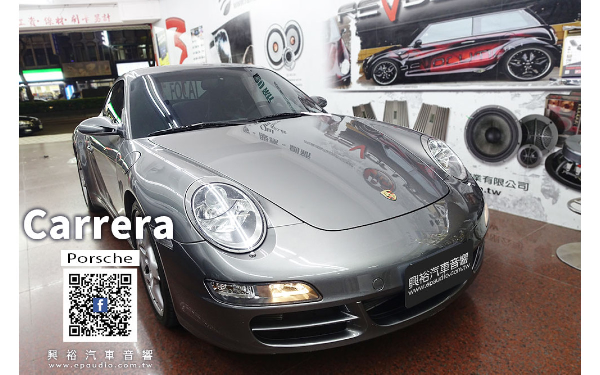 【Porsche 911】Carrera 安裝 Pioneer 6.8吋CarPlay無碟螢幕主機DMH-Z5350BT | 911專用主機框