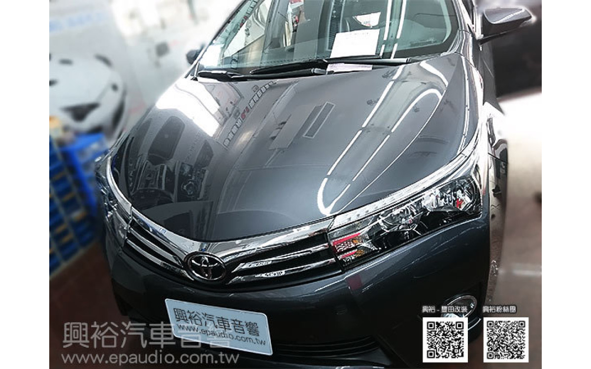 【TOYOTA 豐田】2016年 ALTIS 安裝 專款分離式喇叭 | 同軸喇叭 | 制震墊