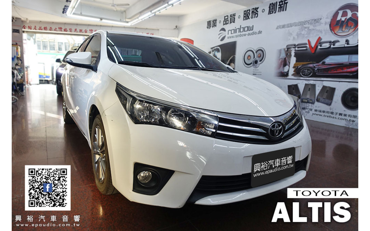 【TOYOTA 豐田】ALTIS 安裝 Pioneer先鋒TOYOTA ALTIS專用 DMH-ZS9350BT 9吋CarPlay藍芽觸控螢幕主機 | 倒車顯影