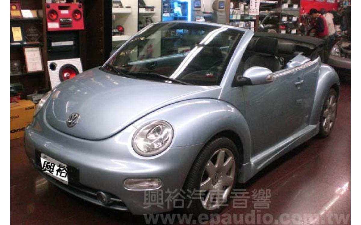 【VW 福斯】Beetle 金龜車 伸縮螢幕主機|前後門喇叭(4)9901