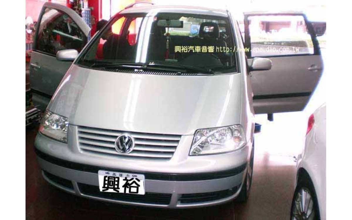 【VW 福斯】Sharan 安裝 1DIN主機 | 前後門喇叭